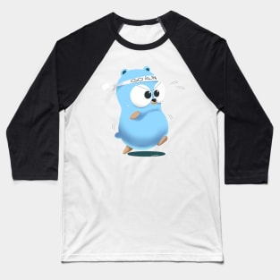 Golang Gopher Go Run Baseball T-Shirt